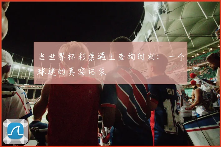 当世界杯彩票遇上查询时刻：一个球迷的真实记录